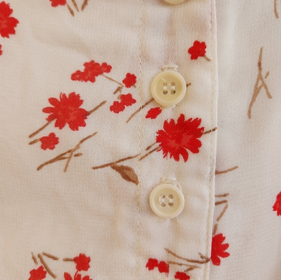 New Reformation Parrot Mini Dress in Floral Telegraph Print - Picture 5 of 14